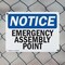 Signmission Emergency Assembly Point, 24 in W x Rectangle, Plastic OS-2PACK-NS-P-1824-L-11754 - alternate 6